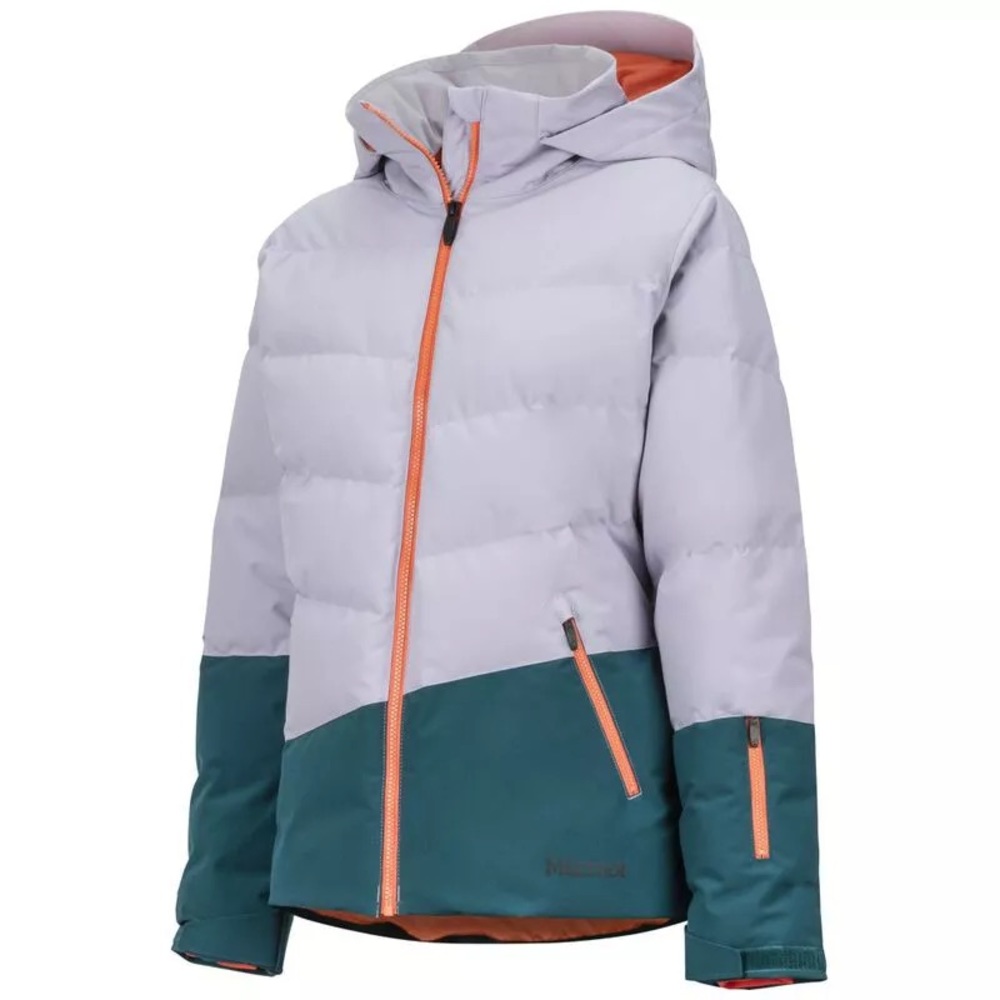 Marmot women’s slingshot jacket (lavender aura/deep teal) medium